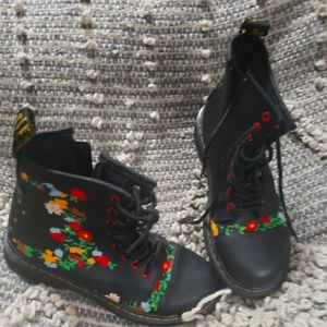 Dr. Marten flower boots